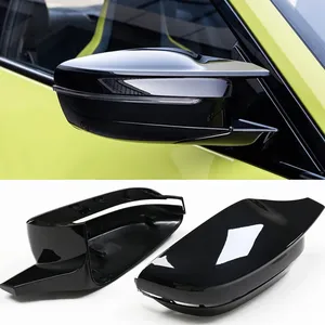 Coques de rétroviseurs extérieurs style corne de taureau pour BMW Série 3 G20 (M340i, 330i) 2019-2022 – Remplacement à clipser - Product Image 1