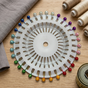 AA00034  Épingles à tête perlée |   Épingles à tête en forme de cœur de pêche |   Pour la couture, l'artisanat, les projets de couture et la décoration DIY - Product Image 3