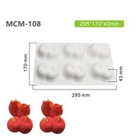 Maßgefertigte Fruchtförmige 3D-Silikonformen für Kerzen, Kuchen, Fondant und Schokolade Silikonform zur Kuchendekoration