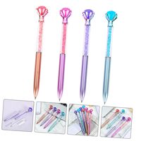 Vente en gros de haute qualité bon marché Logo personnalisé en plastique diamant en vrac haut cristal encre noire bureau école maison cadeau utiliser stylo