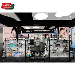 Tùy chỉnh sang trọng hiện đại chăm sóc da tủ trưng bày cho Salon Nail cửa hàng mỹ phẩm cửa hàng và nước hoa kệ - Product Image 5