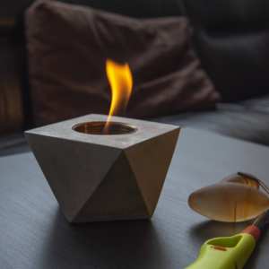 Meilleure vente de décoration de Table bol à feu en béton intérieur foyer à feu Table décorative cheminée <span class=keywords><strong>bio</strong></span>éthanol - Product Image 4