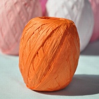 Fil de raphia en papier en rouleau pour la décoration artisanale DIY, idéal pour Noël, la Saint-Valentin, les cadeaux, l'emballage et les bouquets de fleuristes