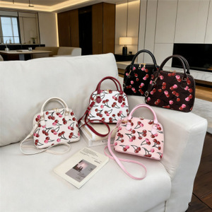 Bolso Bandolera Grande de Lujo para Mujer con Diseño de Cereza y Frutas Dulces, Bolso de Hombro Clásico de Moda para Mujer al por Mayor - Product Image 5