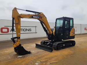 Miniexcavadora Sany SY55U de 5 Toneladas en Perfectas Condiciones, Nueva, de China, para Uso Doméstico y Agrícola - Product Image 2