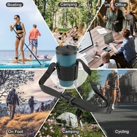 Porte-gobelet isotherme en néoprène résistant à l'eau avec logo personnalisé, sangle d'épaule réglable pour cadeaux promotionnels