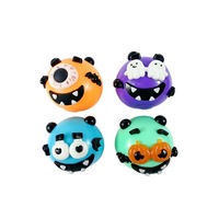Jouet Squishy Monstre d'Halloween à Remontée Lente en TPR, Fantôme, Citrouille, Visage de Chien, Jouets Sensoriels Amusants à Presser, Cadeau pour 14 ans et plus