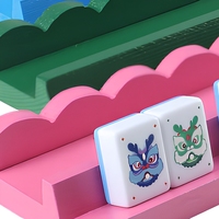 Support de rangement portable en bois massif pour tuiles de Mahjong et dominos, accessoire de table de jeu