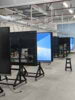 Интерактивная доска с LCD-дисплеем 4K, NFC-камерой, поддержкой Android/Windows, 40-точечным ИК-сенсорным экраном, для конференций, все в одном