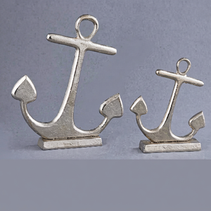 Modern Anchor Sculpture <b>Art</b> Deco Metal Handicraft Nautical Design MOVABLE Tabletop Vase Home Hotel Decorative <b>Object</b> for Wedding - Product Image 1