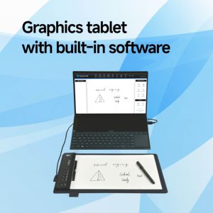 Máy tính giảng dạy bài giảng Pad đồ họa máy tính bảng A4 khu vực viết 2048 Mức áp suất cắm chơi ghi âm MP4 sử dụng ngoại tuyến cho - Product Image 2