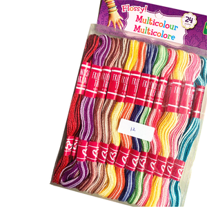 Fil <span class=keywords><strong>à</strong></span> broder en <span class=keywords><strong>coton</strong></span> recyclé polyester fantaisie pour bricolage, vente en gros, fils <span class=keywords><strong>à</strong></span> broder pour point de croix - Product Image 3