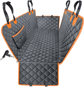 Großhandel Custom Deluxe Kunstleder Wasserdicht Haustier Reise träger Hund Autos itz Booster Bett mit weichem Kissen und Sicherheits seil - Product Image 1