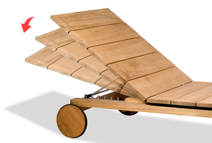 d'extérieur étanche ultra-épais coussins de siège piscine chaise longue lit en bois <span class=keywords><strong>massif</strong></span> en <span class=keywords><strong>teck</strong></span> piscine chaises longues - Product Image 4