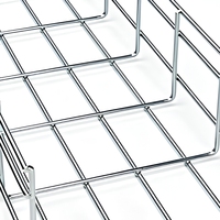 Plateau porte-câbles en treillis métallique galvanisé en acier au carbone, antirouille, pour la pose de câbles dans les applications industrielles et la câblage intégré en usine