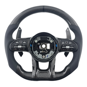 Nuevo Producto: Volante de Fibra de Carbono y Cuero Perforado para Mercedes Benz W177 W213 W204 W205 W211 C257 AMG - Product Image 1