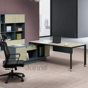 Precio de fábrica, muebles de oficina minimalistas personalizados, <span class=keywords><strong>escritorio</strong></span> ejecutivo en forma de L, mesa de oficina moderna blanca barata para el hogar - Product Image 5