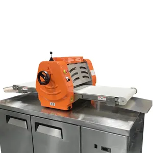 Customized Small Mini Table Type Reversible Dough Sheeter Machine Electric Automatic Dough Pastry Sheeter Conveyor Belt