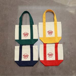 Sac de courses en toile épaisse personnalisé avec logo imprimé, sac de courses réutilisable en coton, grand format, en vrac - Product Image 6