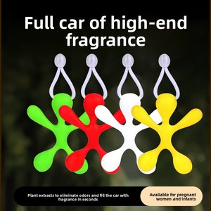 Ambientadores para Coche: Hojas Aromáticas, Colgantes Perfumados, Adornos para Rejillas de Ventilación, Clips de Perfume, Decoraciones de Dibujos Animados, Plástico, Eliminador de Olores Natural - Product Image 3