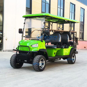 Factory Direct Sale Customized 6-Seater Electric Sightseeing Bus New Energy Golf Car with Q235B Steel and Lead-acid <b>Battery</b> - Product Image 4