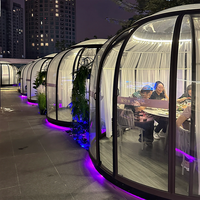 Tente extérieure transparente pour maison complète Offre Spéciale dôme en polycarbonate Maison à bulles étoilée pour tentes d'exposition d'auberge chez l'habitant