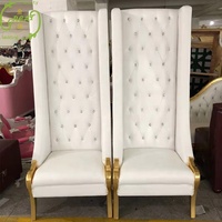 Chaise de salon de manucure de luxe à prix avantageux, vente chaude de l'usine de Foshan, bonne qualité, chaise de mariage, trône de roi et de reine