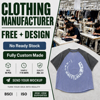 T-shirt à manches courtes raglan en coton de haute qualité, personnalisé par le fabricant OEM, avec blocs de couleur, effet vintage délavé et imprimé en arche, pour hommes