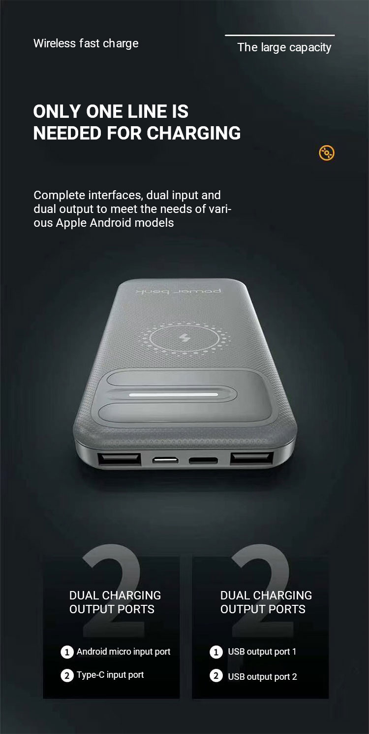 H301d0e6bd4944bdfb2ea59d4f72f68feq - Powerbank Wireless Pro 10.000mAh Sort