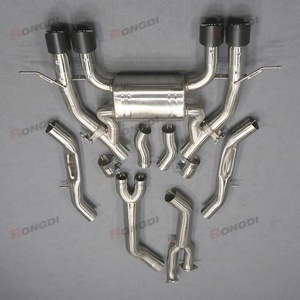 Valvetronic Exhaust Catback Performance Single Mid Pipe 304 Stainless Steel for Bmw G8x G80 G82 M3 M4 Exhaust - Product Image 3