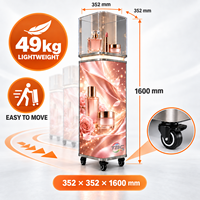 Écran LED d'affichage pour podium P1.86 P2 P2.5 GOB 3840Hz, luminosité intérieure 650 nits, service frontal, vitrine mobile à 360 degrés pour