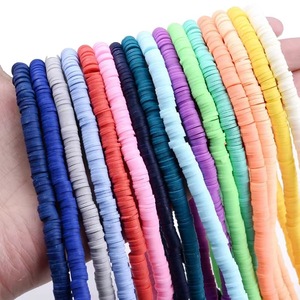 <b>Polymer</b> Clay Beads 6Mm Round For Jewelry Making Craft Materials Loose Beads Environmental Friendly Scattered Beads Jinhua Origin - Product Image 1