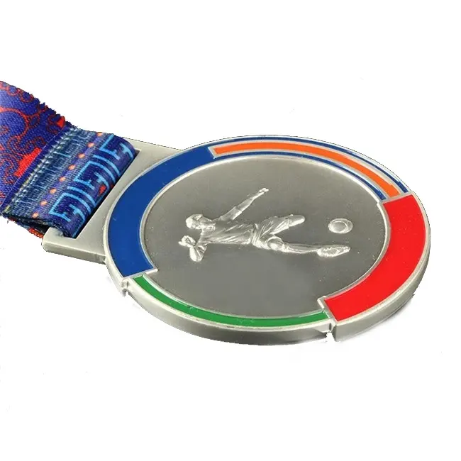 Medalla de campeón de fútbol personalizada, medalla de metal