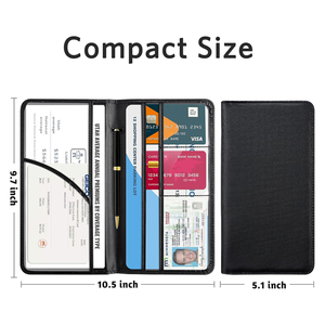 Organizador Premium para Guantera de Vehículo, Porta Documentos de Registro y <span class=keywords><strong>Seguro</strong></span> de Auto con Cierre Magnético para Documentos, Tarjetas y Licencias - Product Image 2
