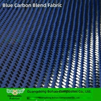 Tejido Compuesto Híbrido de Fibra de Carbono y Aramida, Tejido Liso/Sarga en Azul, Rojo, Amarillo, Naranja y Negro para Drones y Equipos Deportivos