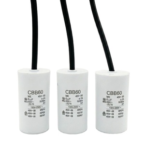 <span class=keywords><strong>Condensateur</strong></span> à film HaoYe <span class=keywords><strong>CBB60</strong></span> 4µF 400-500V pour moteurs de pompes à eau/air, à faible perte et auto-réparant, avec fixation par vis inférieure - Product Image 5