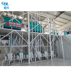 50-300ton/day maquinaria de processamento de milho maize fábrica de fresagem