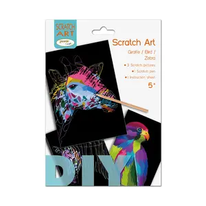 2021 Wholesale Kids Painting Colorful Magic Scratch Art Paper