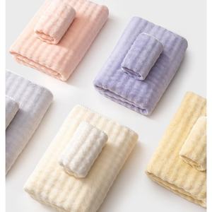 Juego de Toallas de Baño de Felpa de Coral de Color Sólido al por Mayor, Ecológicas, de Secado Rápido, Absorbentes de Microfibra, Suaves, a Prueba de Niños, Tejidas para el Hogar - Product Image 6