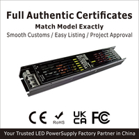 Controlador de Voltaje Constante HRGS-250-12 Triac Regulable 0-10V, Fuente de Alimentación LED de 250W 12V CC con Control Lineal de 0.01-100% y 90% de Eficiencia