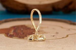 ว่าวคู่ที่สง่างามแหวนเพชรแฟชั่นทำด้วยมือเครื่องประดับเพชรหรูหราเป็นประกายดีไซน์เหนือกาลเวลา - Product Image 6