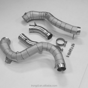 Tubo de Escape de Acero Inoxidable OEM de Alto Rendimiento para Mercedes-Benz GLC63 GLC63S 4.0T con Protector Térmico (2016-2022) - Product Image 6
