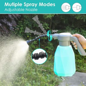 Pulvérisateur électrique sans fil pour jardin, vert, à batterie, avec bec réglable et câble USB - Product Image 1