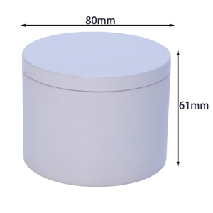Boîte en étain ronde mate de 8 oz, récipient de stockage en métal de qualité alimentaire pour thé/bougie/cosmétiques, couleur personnalisée disponible - Product Image 6