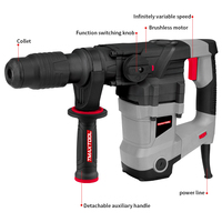 Marteau de démolition électrique TMAXTOOL 220V, brise-roche rotatif, outil de perçage du béton, outil électrique robuste