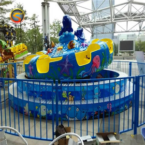 Funfair cực kỳ hồi hộp trò chơi bàn xoay điên gia đình ma thuật cưỡi bàn xoay - Product Image 6