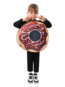 Costume d'Halloween pour adultes, unisexe, femmes et hommes, déguisement <span class=keywords><strong>fantaisie</strong></span> de hot-dog, chili, cupcake, thon, croissant, pomme de terre, pizza, beignet, pour couple - Product Image 2