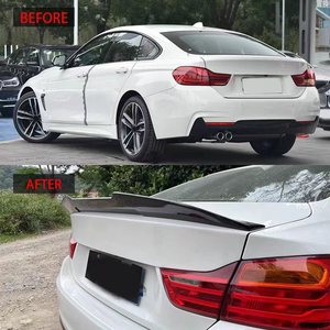 สปอยเลอร์หลัง BMW F36 80 6 15 สีดำ ABS สำหรับฝากระโปรงท้าย รุ่นปี 2013-2019 ซีรีย์ 4 แบบ 4 ประตู - Product Image 2