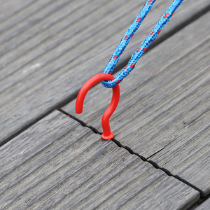 Piquets de camping extérieurs 7,3 cm en PVC avec crochets filetés en forme de point d'interrogation, rouge, bleu, jaune, accessoires de tente - Product Image 5