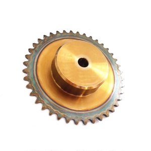 Pignon de chaîne à rouleaux en acier au carbone standard de haute qualité, vente directe, 35B Z40, pas de 3/8 po - Product Image 3